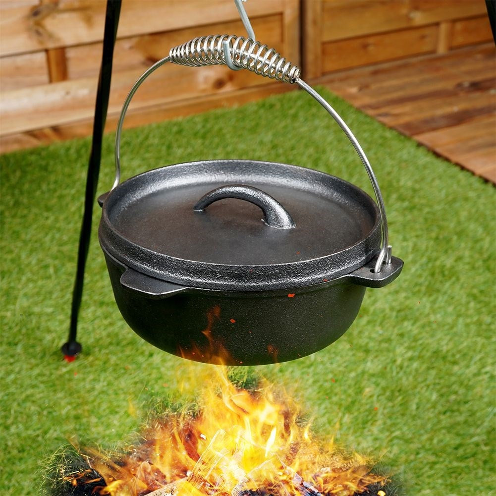 Cast iron pot 1.6L with lid - 20 cm diameter