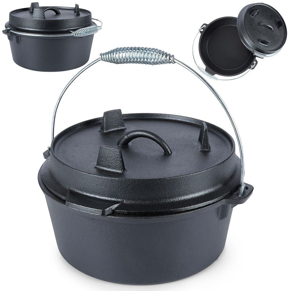 Cast iron pot 1.6L with lid - 20 cm diameter