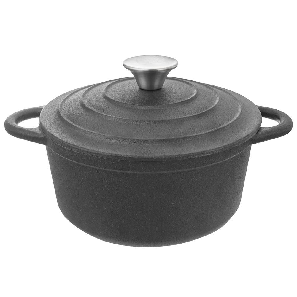 Cast iron pot 2.7L - For all stoves, ovens & grills