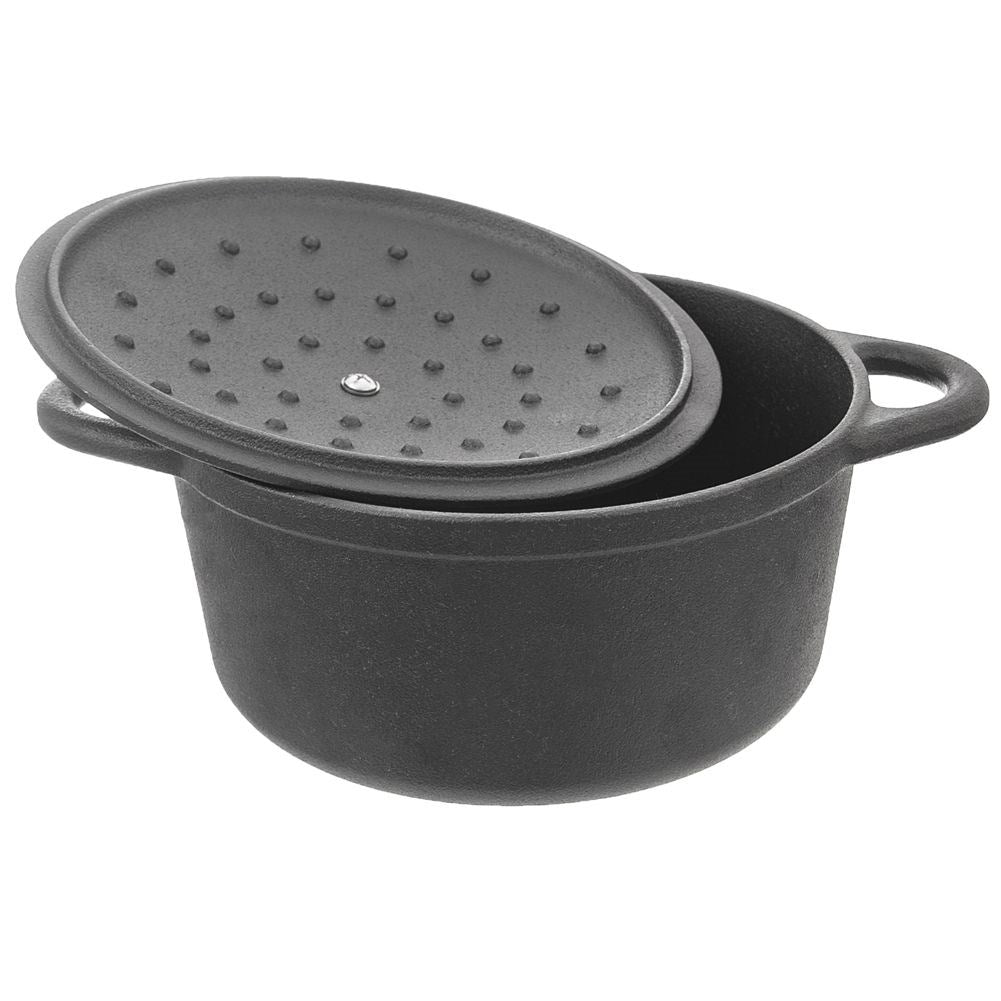 Cast iron pot 2.7L - For all stoves, ovens & grills