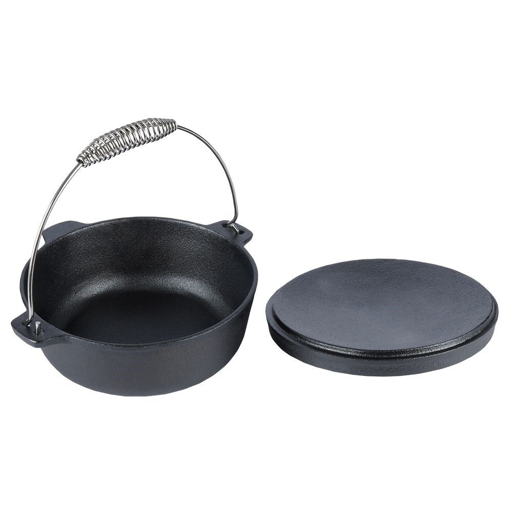 Cast iron pot 3.5L - Perfect for campfires and barbecues