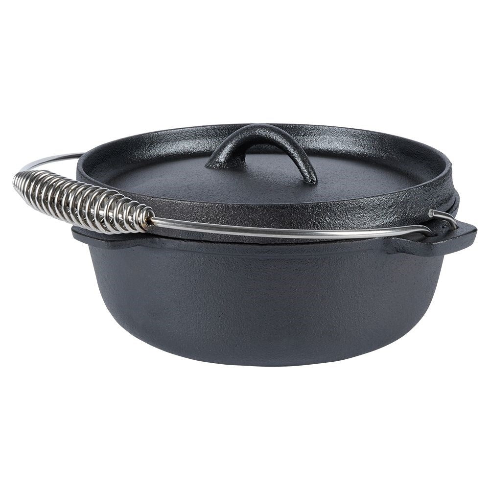 Cast iron pot 3.5L - Perfect for campfires and barbecues