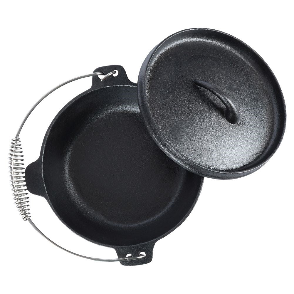 Cast iron pot 3.5L - Perfect for campfires and barbecues