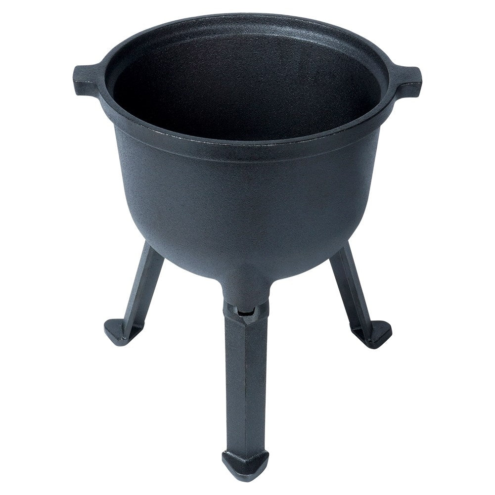 Cast iron pot with lid - 4L, for open fire
