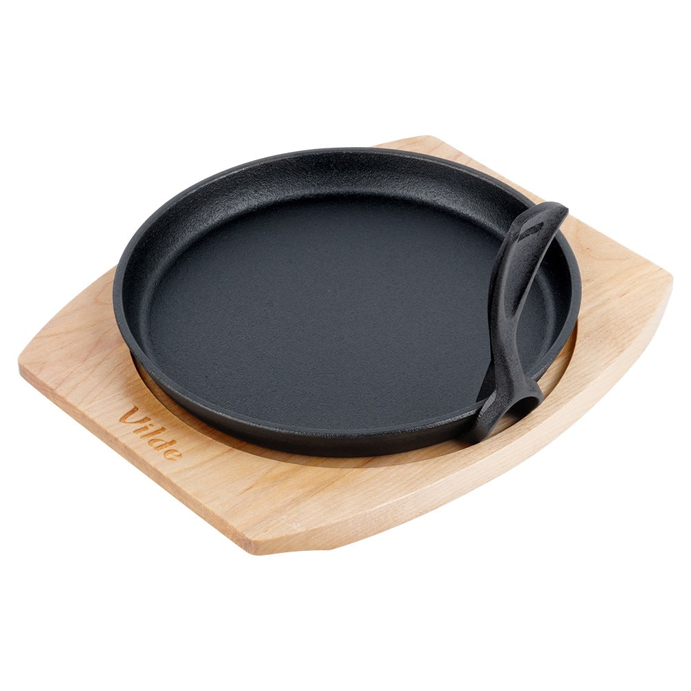 Cast iron serving pan with board CAST LINE 22 cm