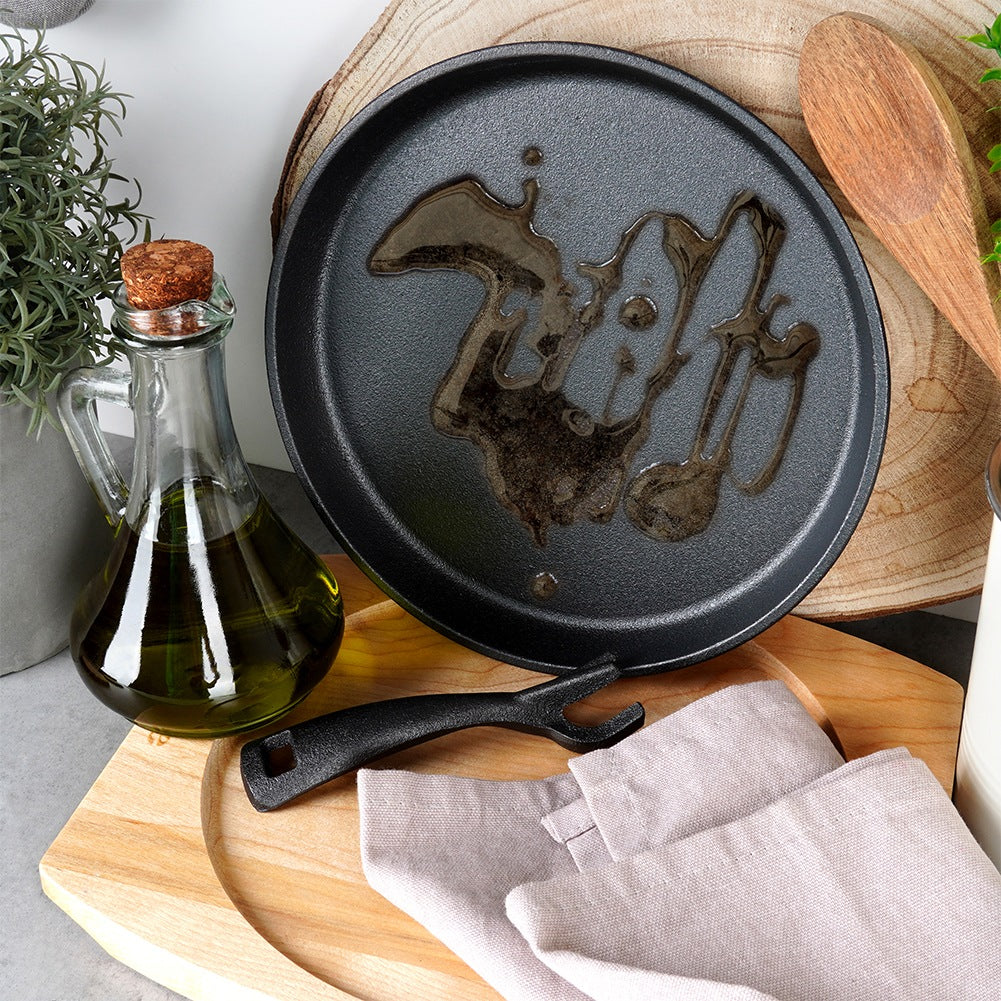 Cast iron serving pan with board CAST LINE 22 cm