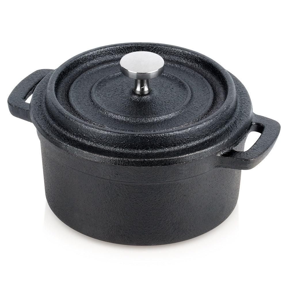 Cast iron serving pot with lid CAST LINE 10 cm, 250 ml