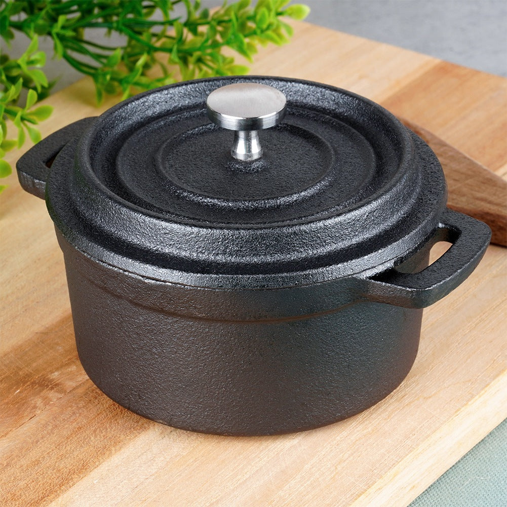 Cast iron serving pot with lid CAST LINE 10 cm, 250 ml