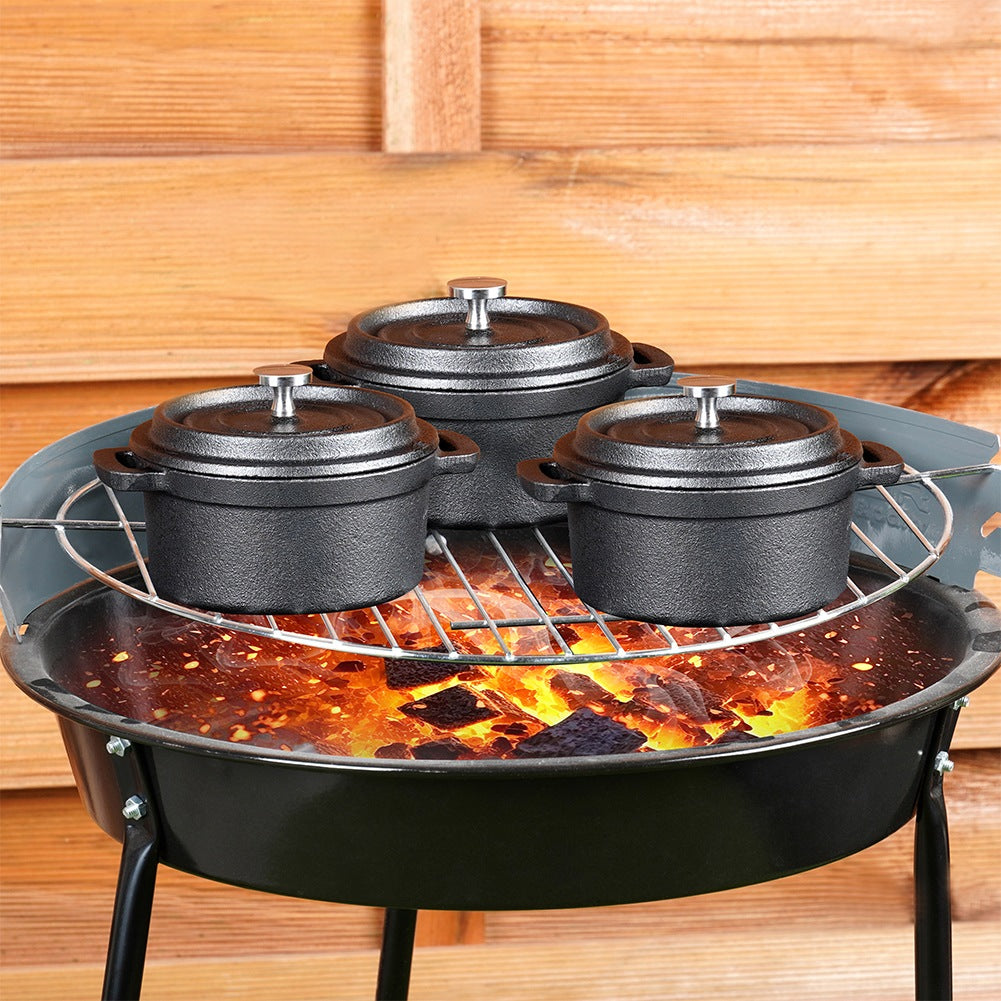 Cast iron serving pot with lid CAST LINE 10 cm, 250 ml