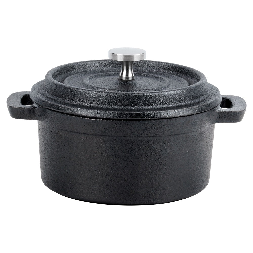 Cast iron serving pot with lid CAST LINE 10 cm, 250 ml