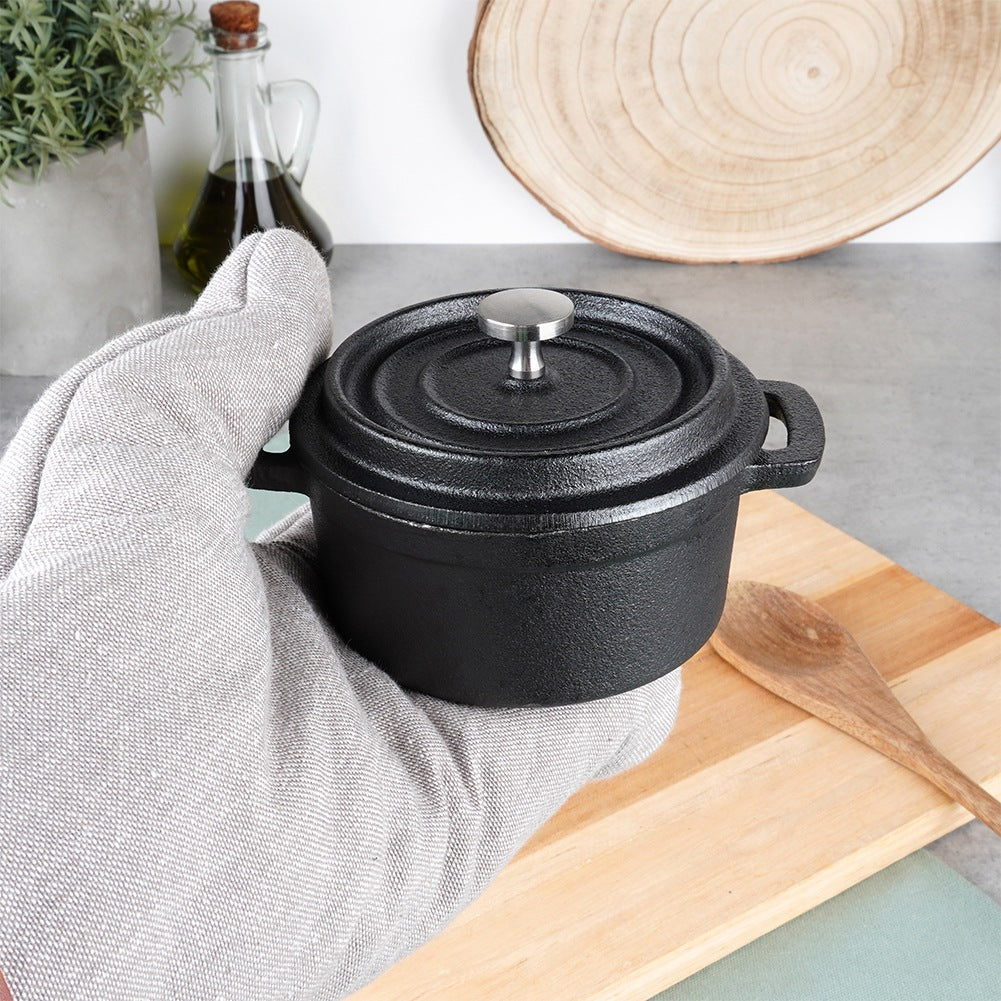 Cast iron serving pot with lid CAST LINE 10 cm, 250 ml