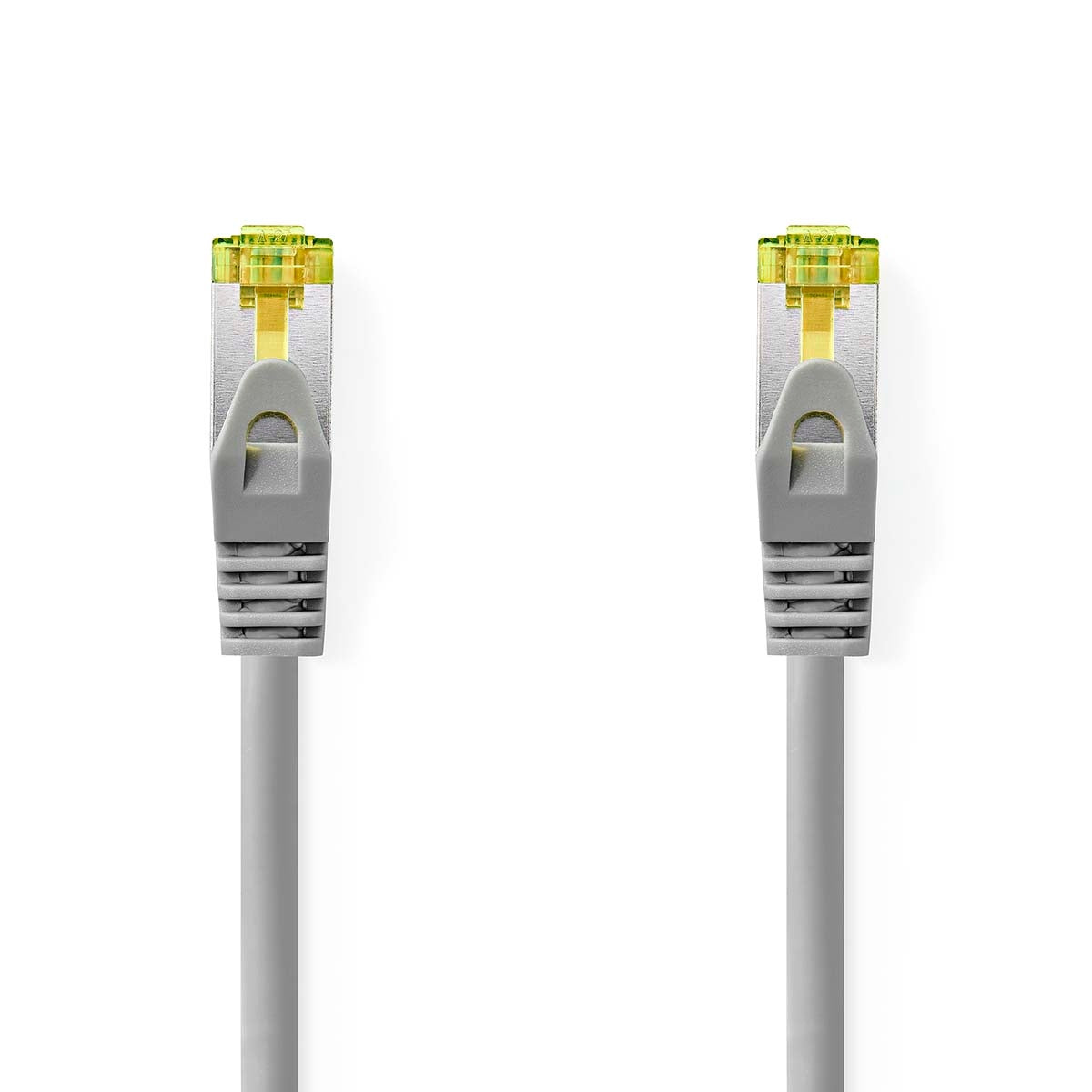 Cat 8.1 Network Cable | S/FTP | RJ45 Male | RJ45 Male | 0.50 m | Round | LSZH | Grey | Label