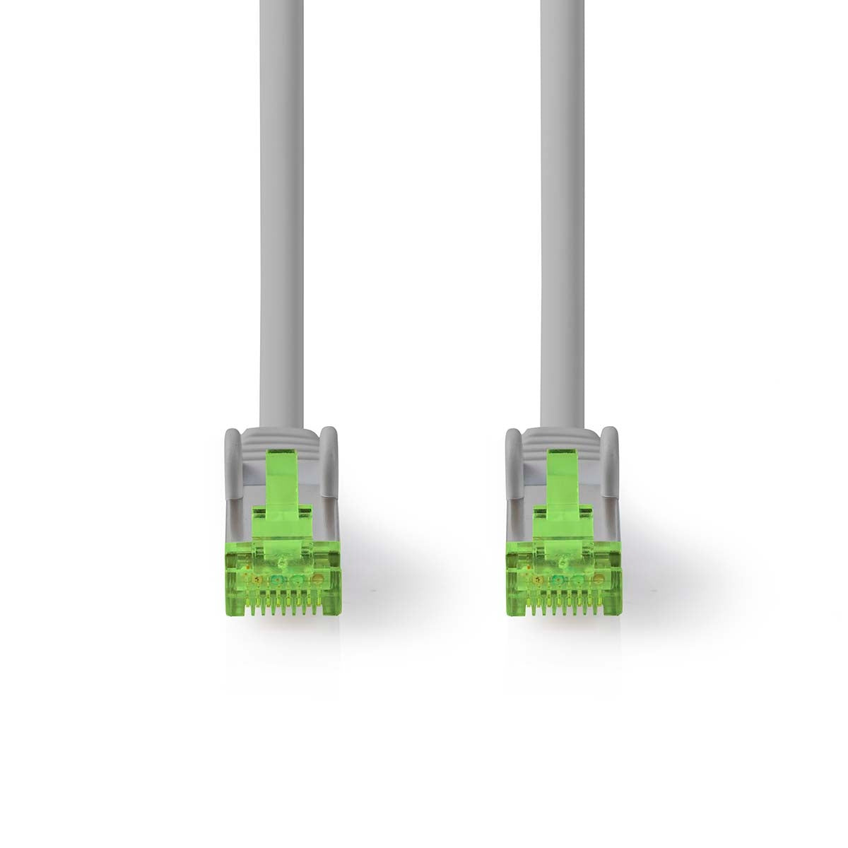 Cat 8.1 Network Cable | S/FTP | RJ45 Male | RJ45 Male | 15.0 m | Round | LSZH | Grey | Label