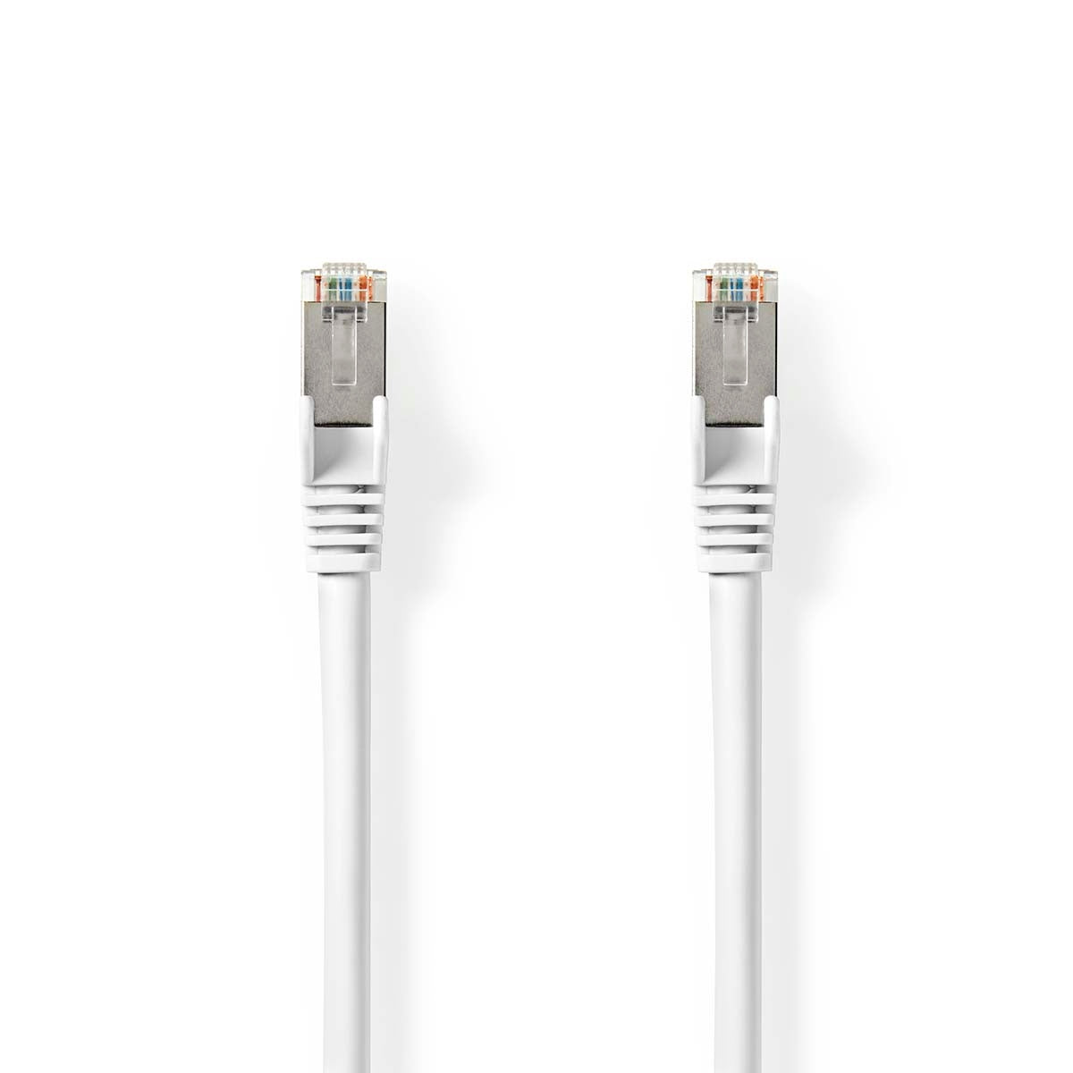 Cat 8.1 network cable | S/FTP | RJ45 male | RJ45 male | 0.15 m | Round | LSZH | White | Envelope