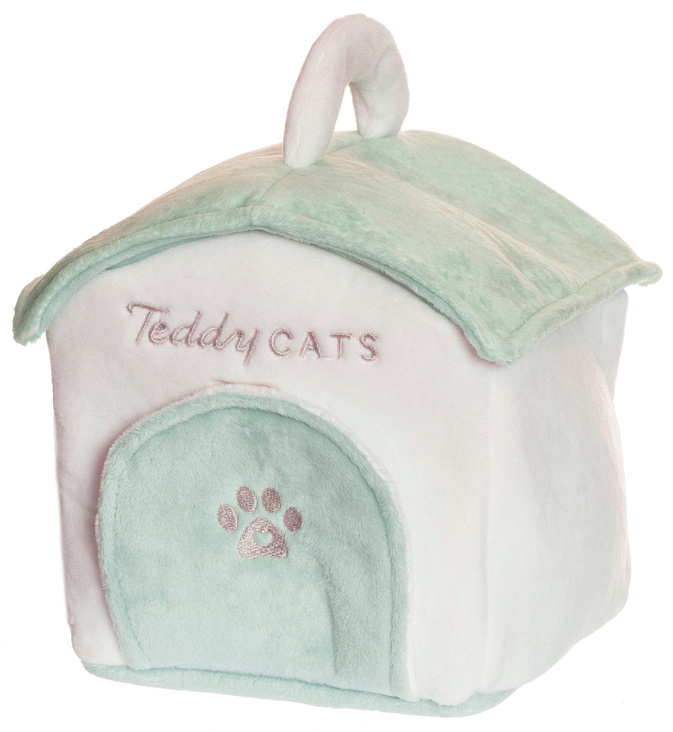 Cat Plush Playset with Box, Bowl, Fish, and Ball