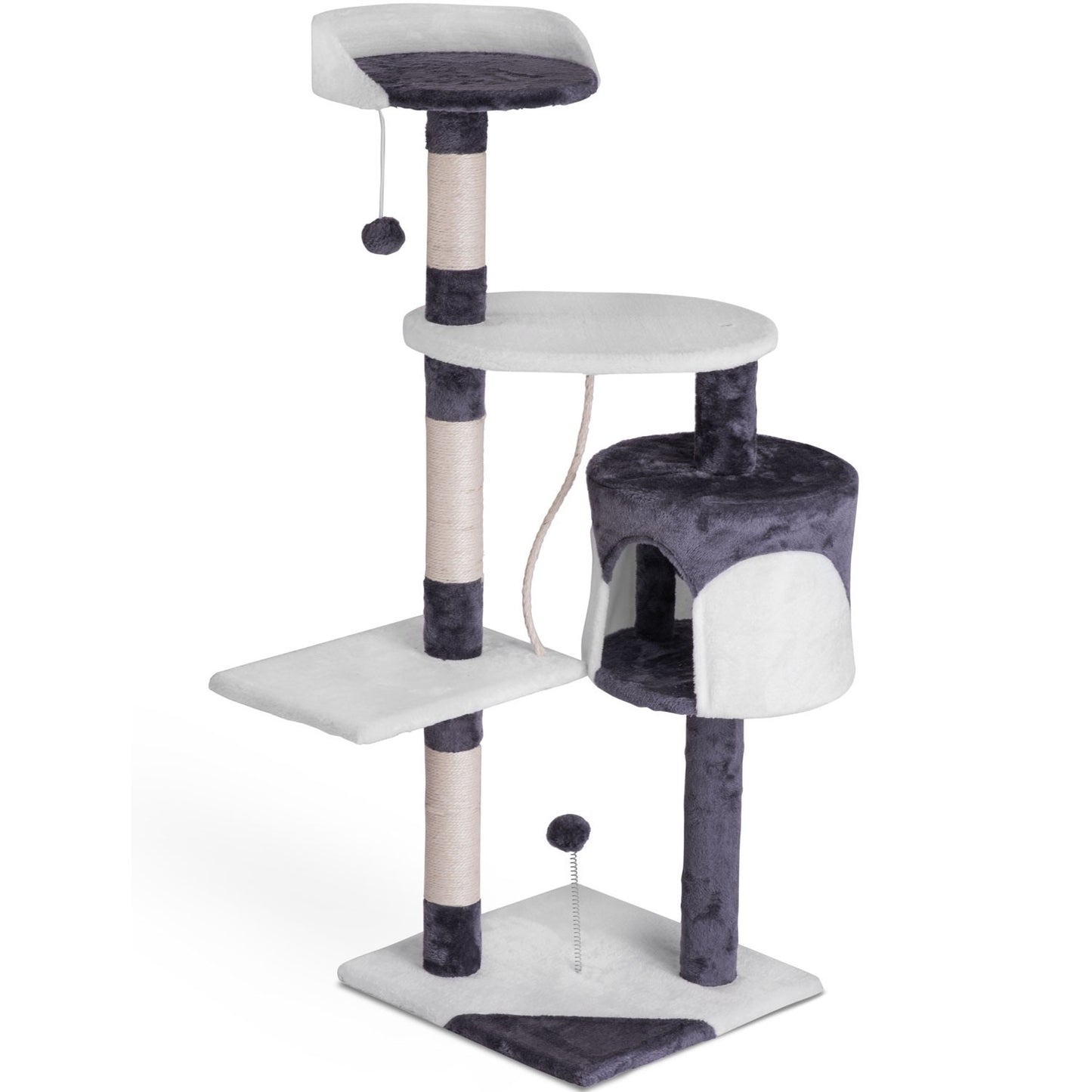 Cat Scratcher 112 cm DR-261 Pethaus gray and white