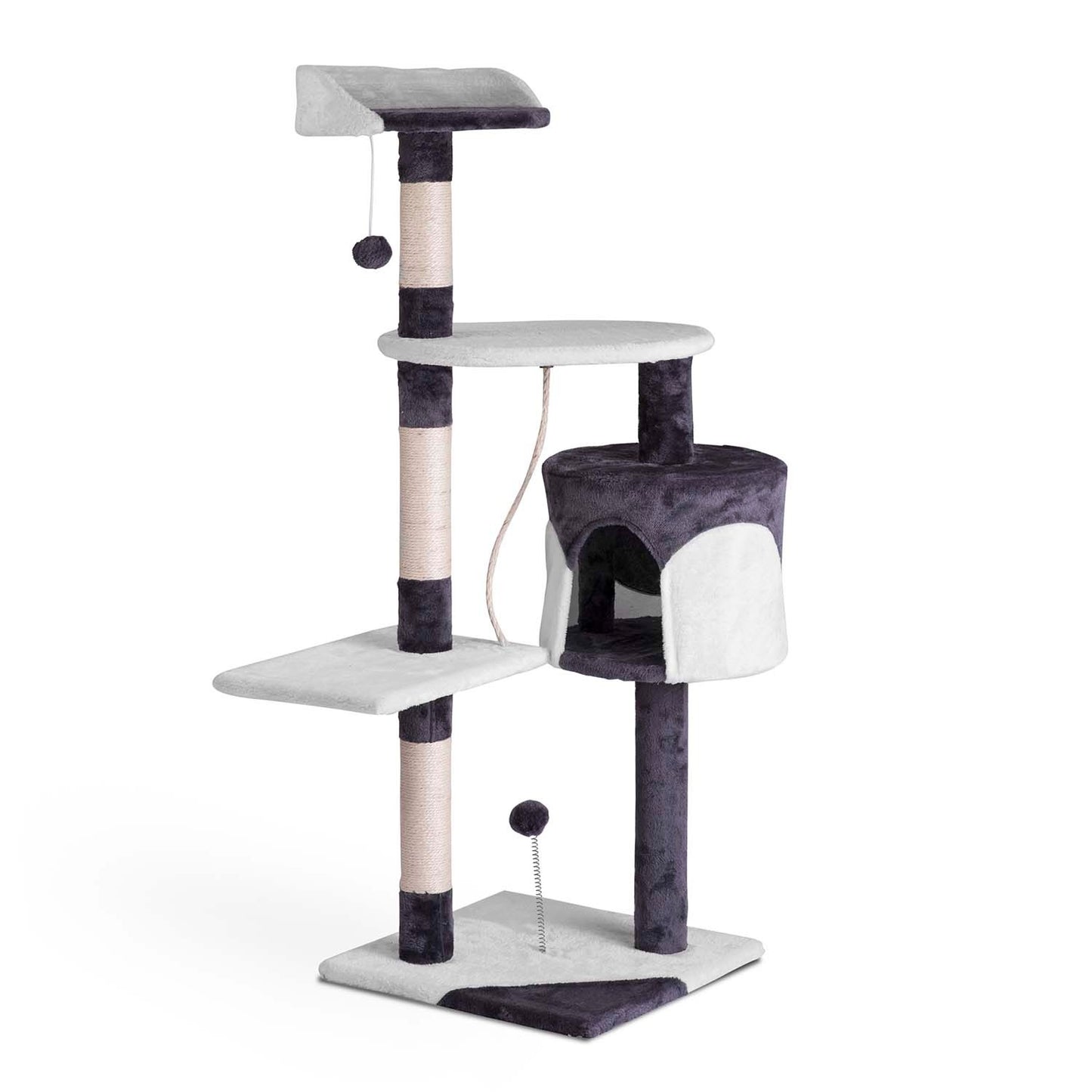 Cat Scratcher 112 cm DR-261 Pethaus gray and white