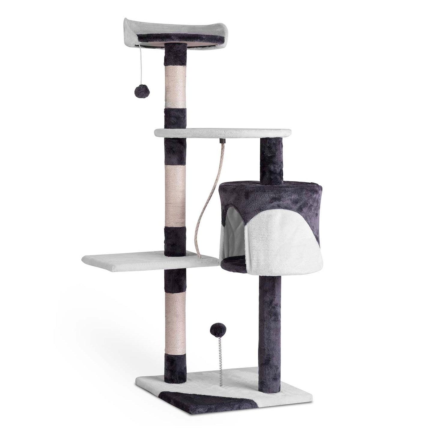 Cat Scratcher 112 cm DR-261 Pethaus gray and white