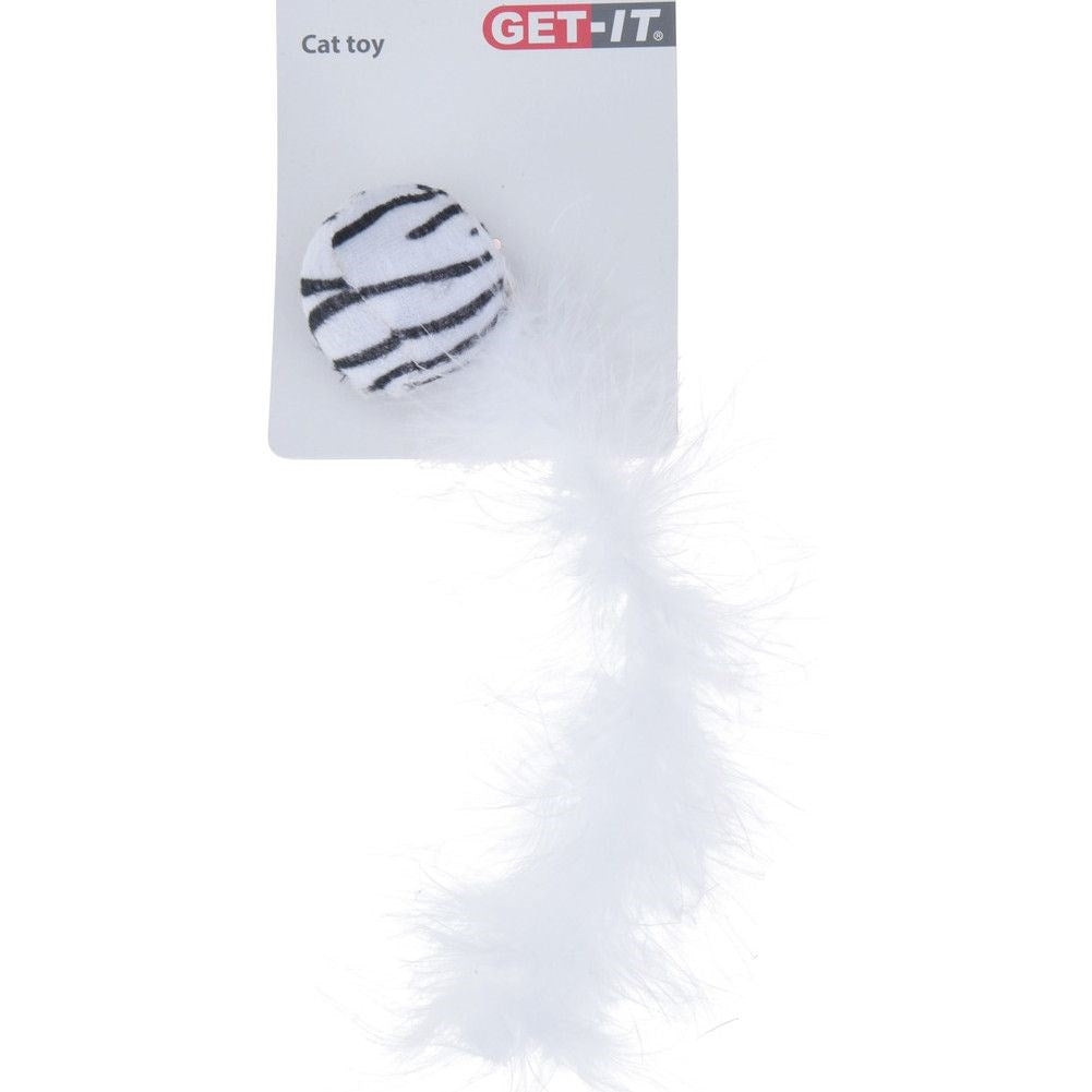 Cat Toy: Interactive Ball with Fluffy Tail