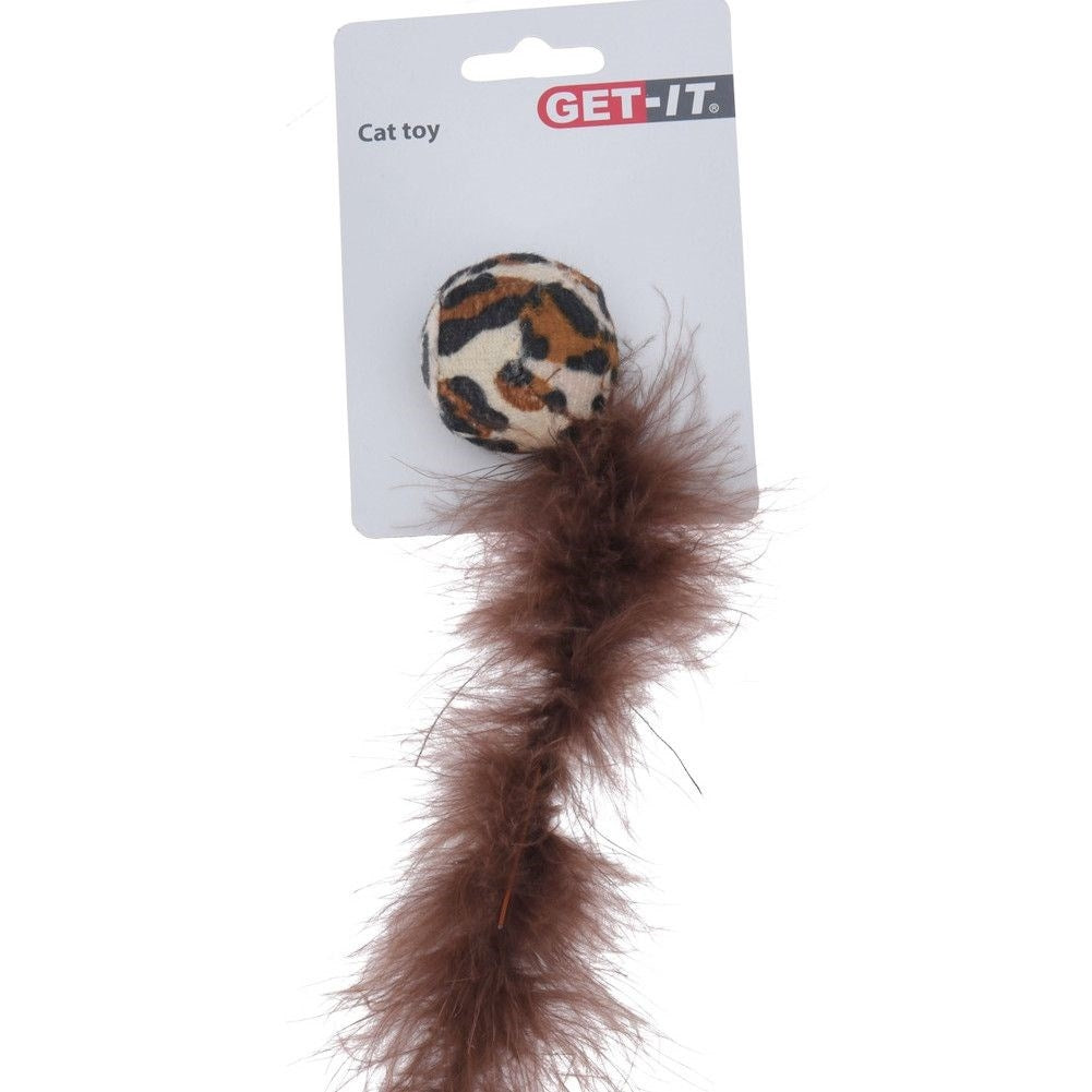 Cat Toy: Interactive Ball with Fluffy Tail