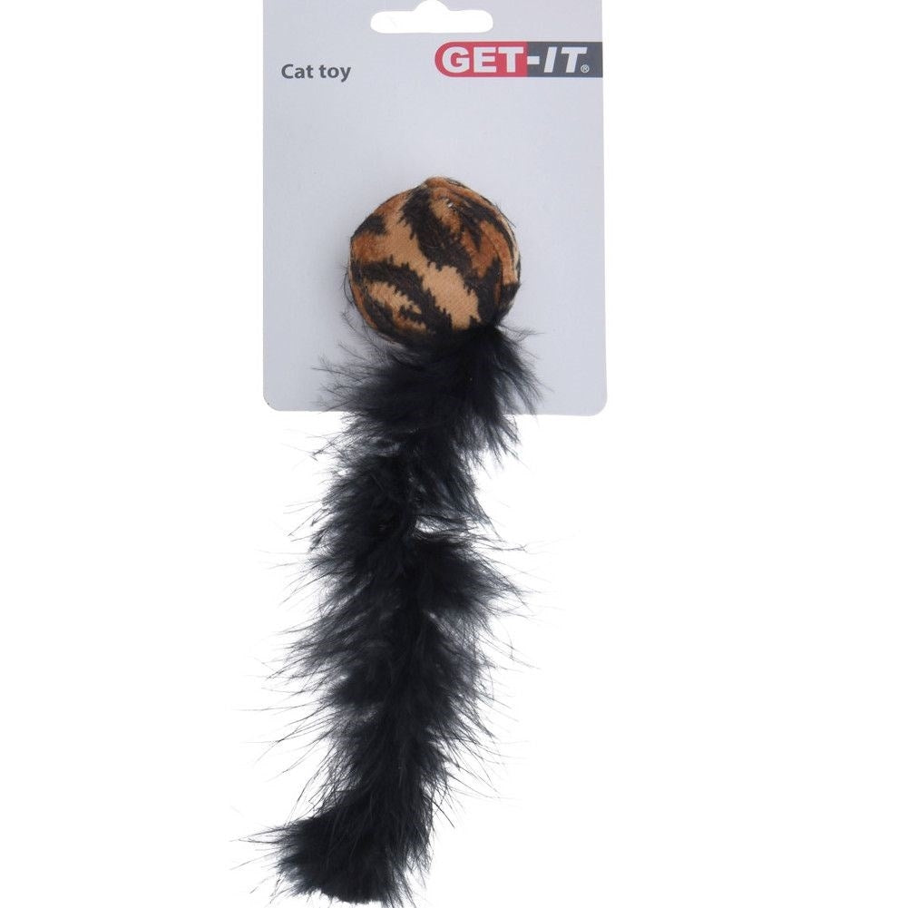 Cat Toy: Interactive Ball with Fluffy Tail