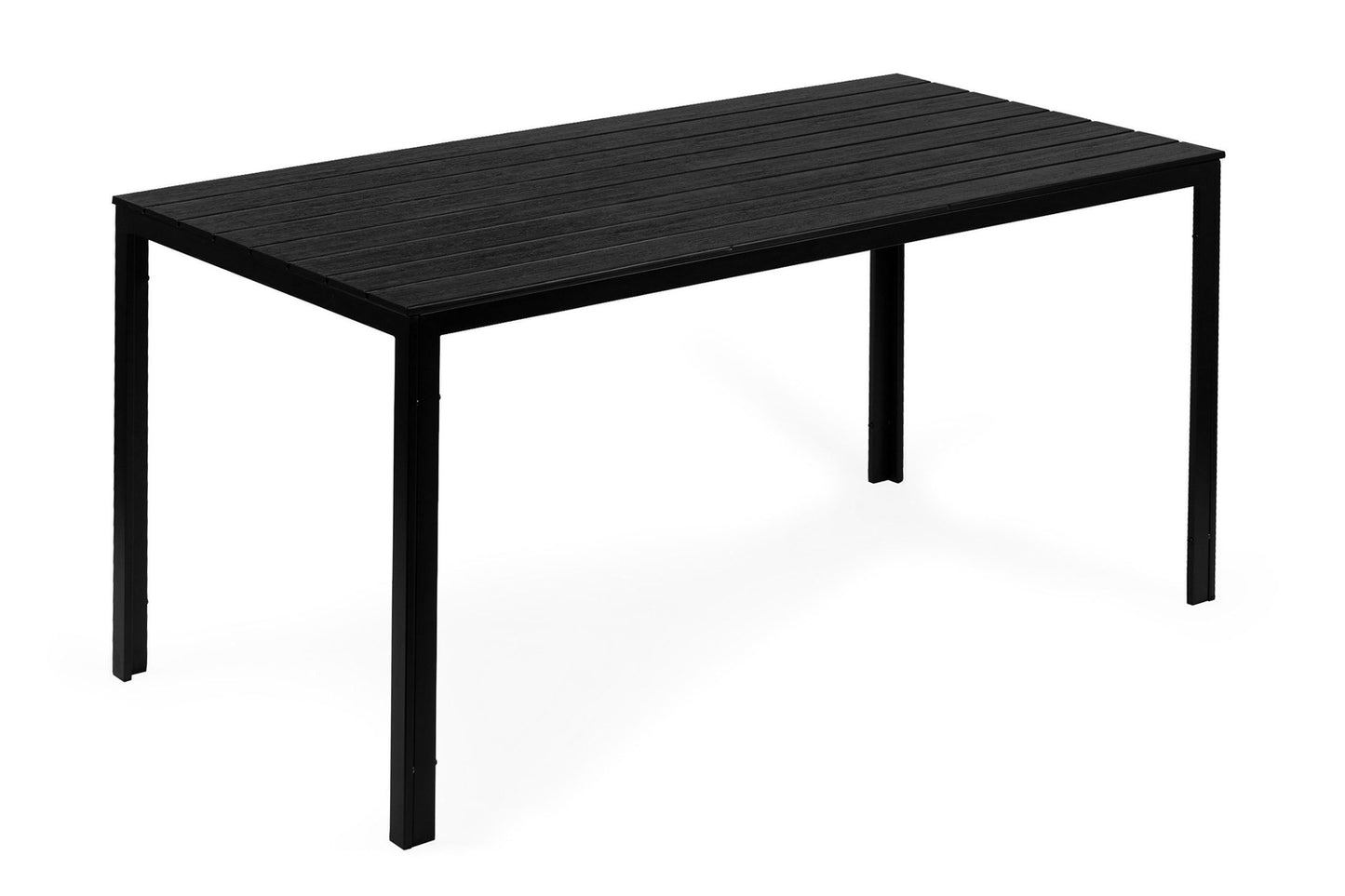 Catering garden table 156 x 78 cm Black