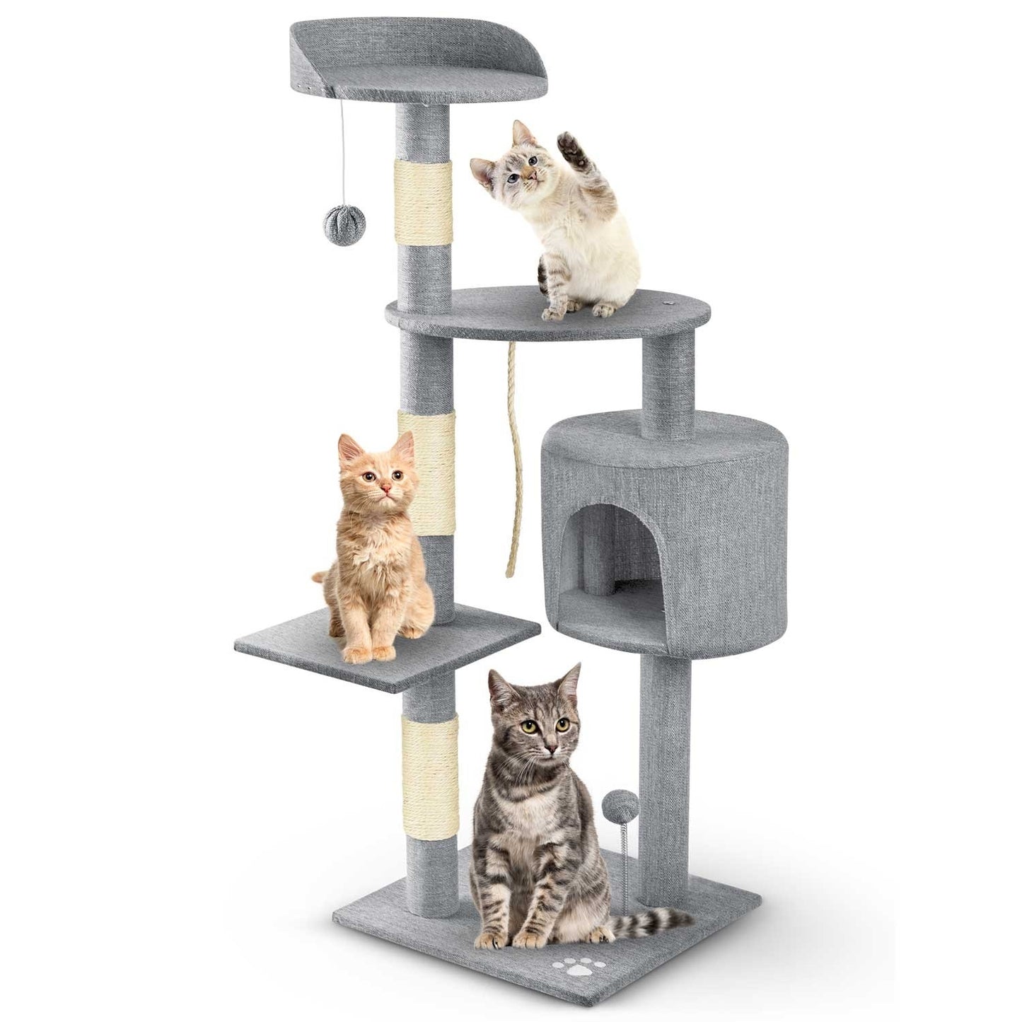 Cat scratcher 111 cm PH-005 Pethaus Grey
