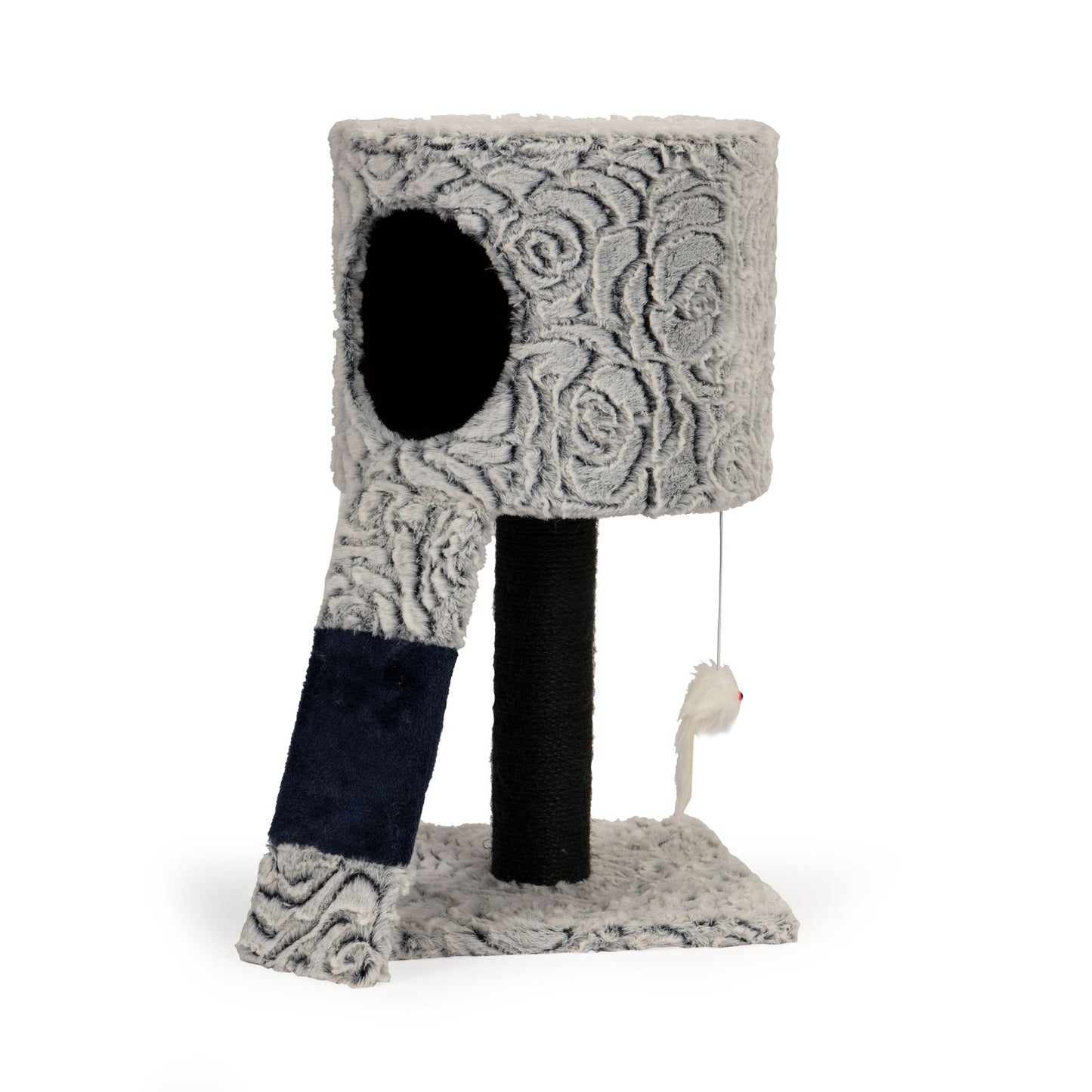 Cat scratcher bunk tree hanging toy
