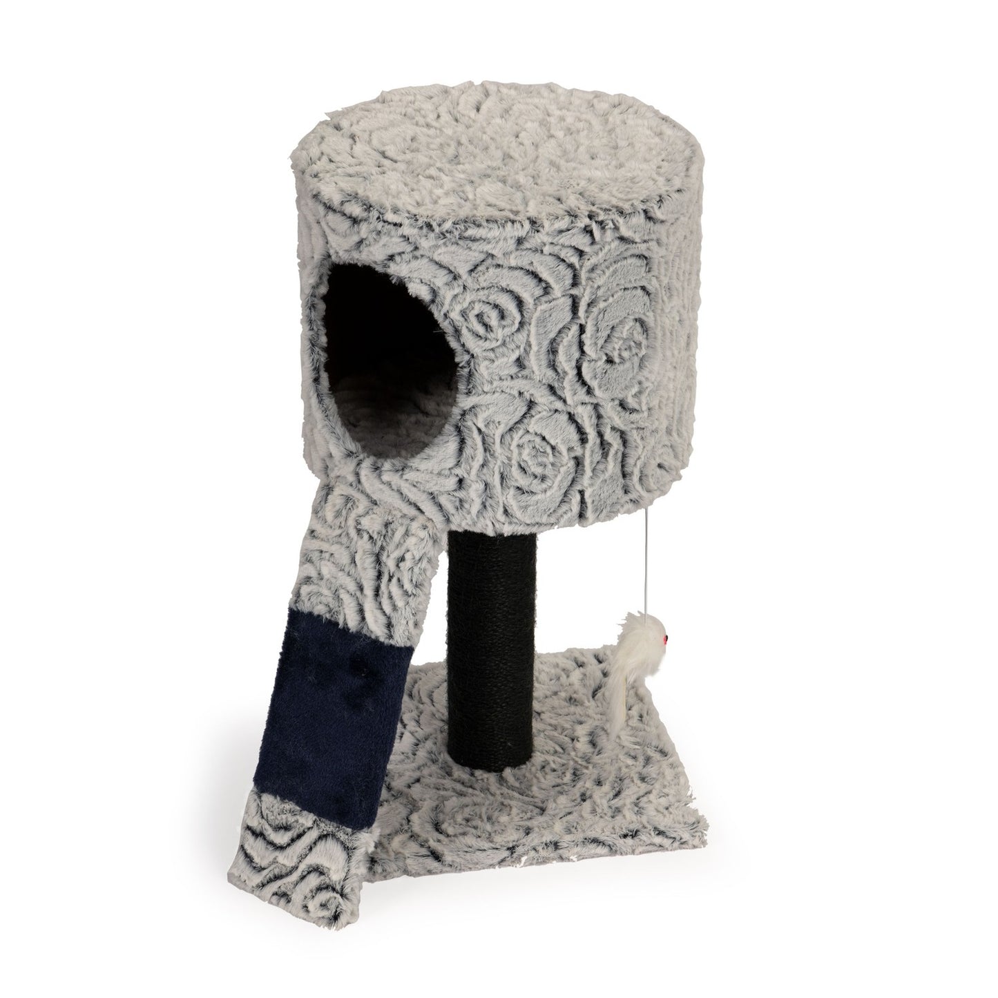 Cat scratcher bunk tree hanging toy