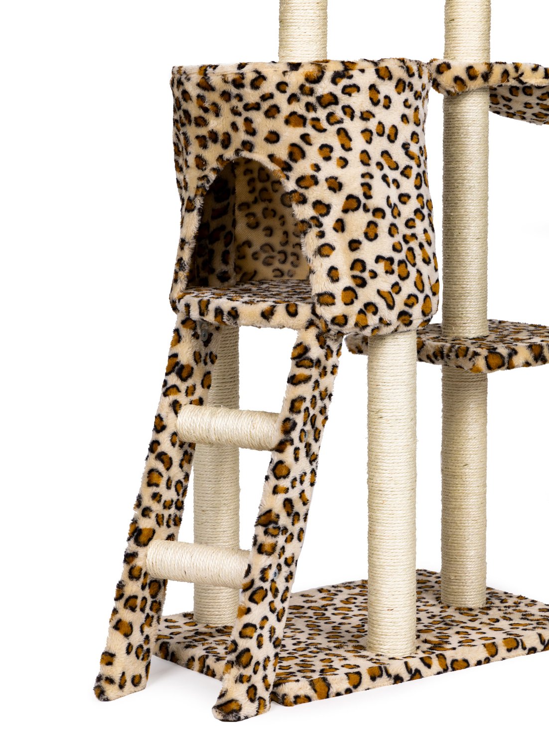 Cat scratcher, house, tree, bed, 138cm xl, Panther