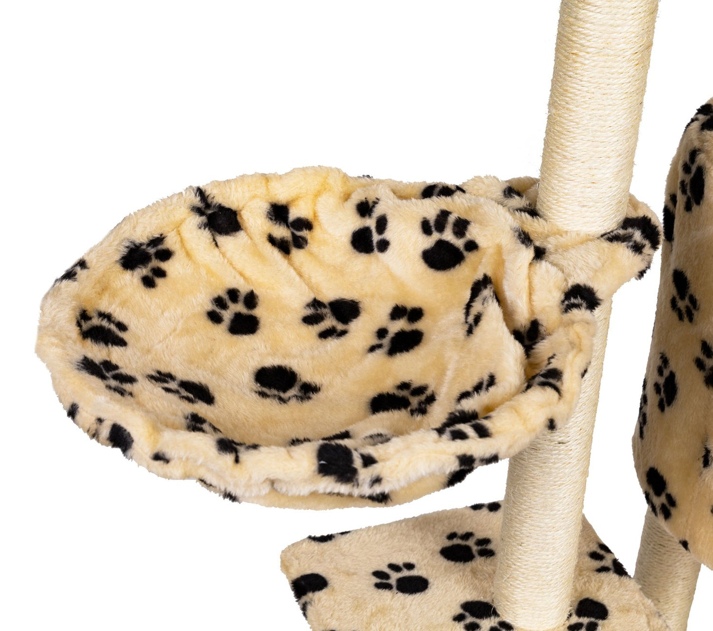 Cat scratcher, house, tree, bed, 138cm xl, Paw prints