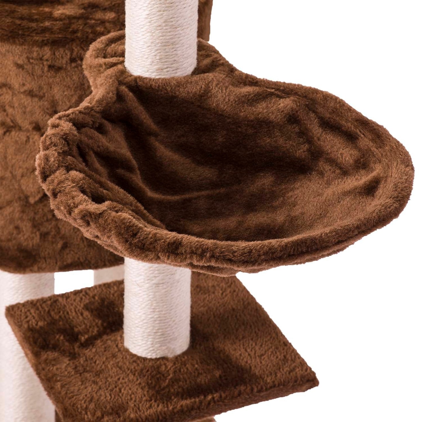 Cat scratching post 140 cm DR-262 Pethaus with mouse brown