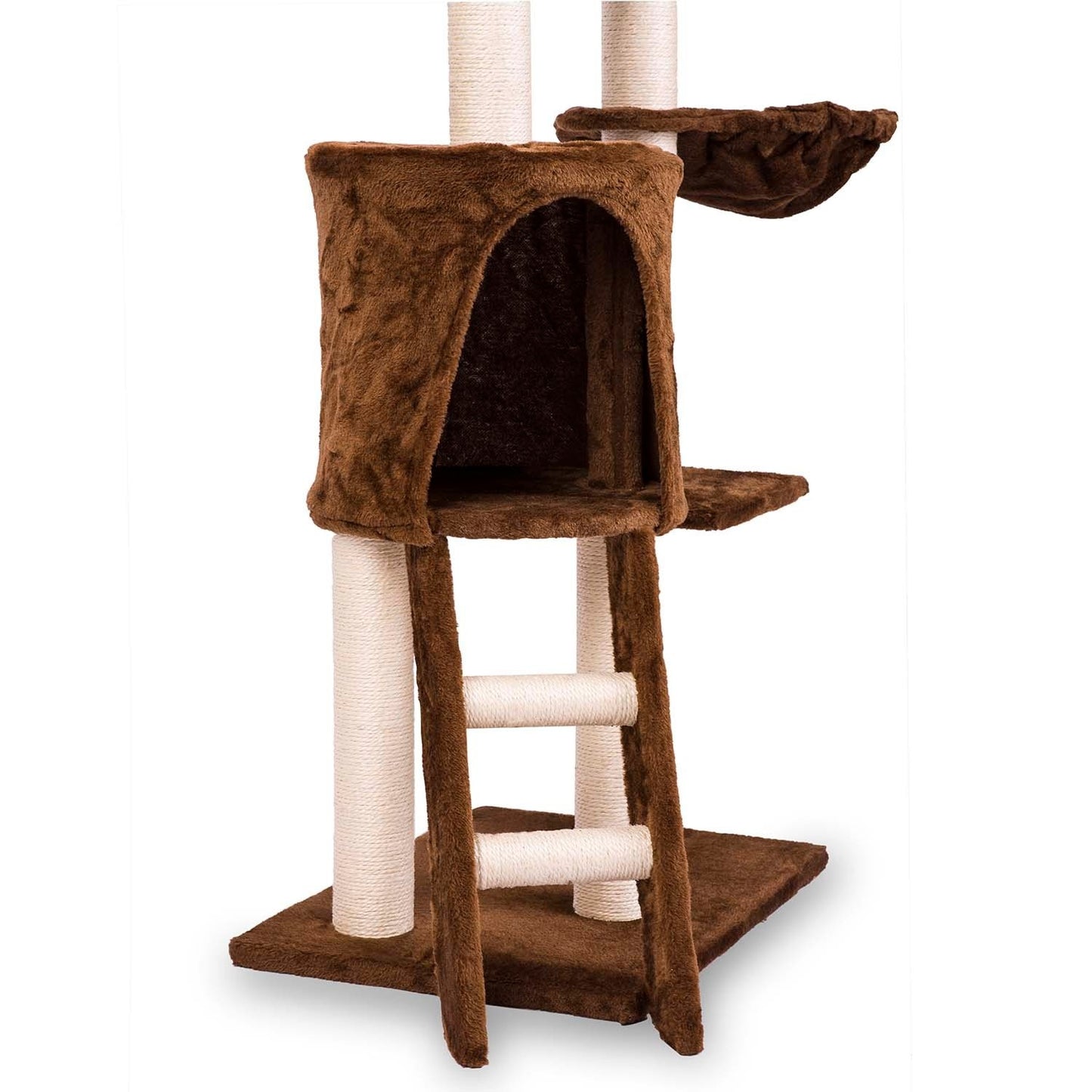 Cat scratching post 140 cm DR-262 Pethaus with mouse brown