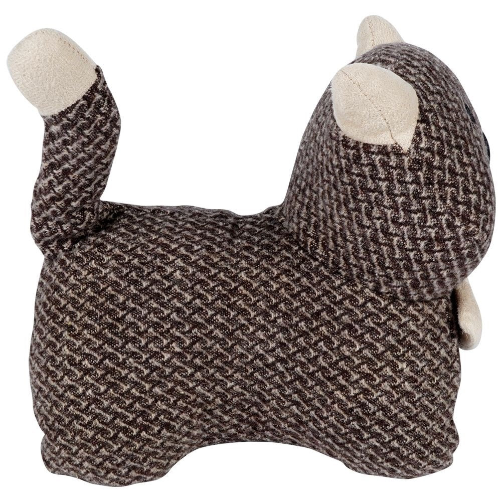 Cat-shaped door stop: Protects against slamming doors in children's rooms