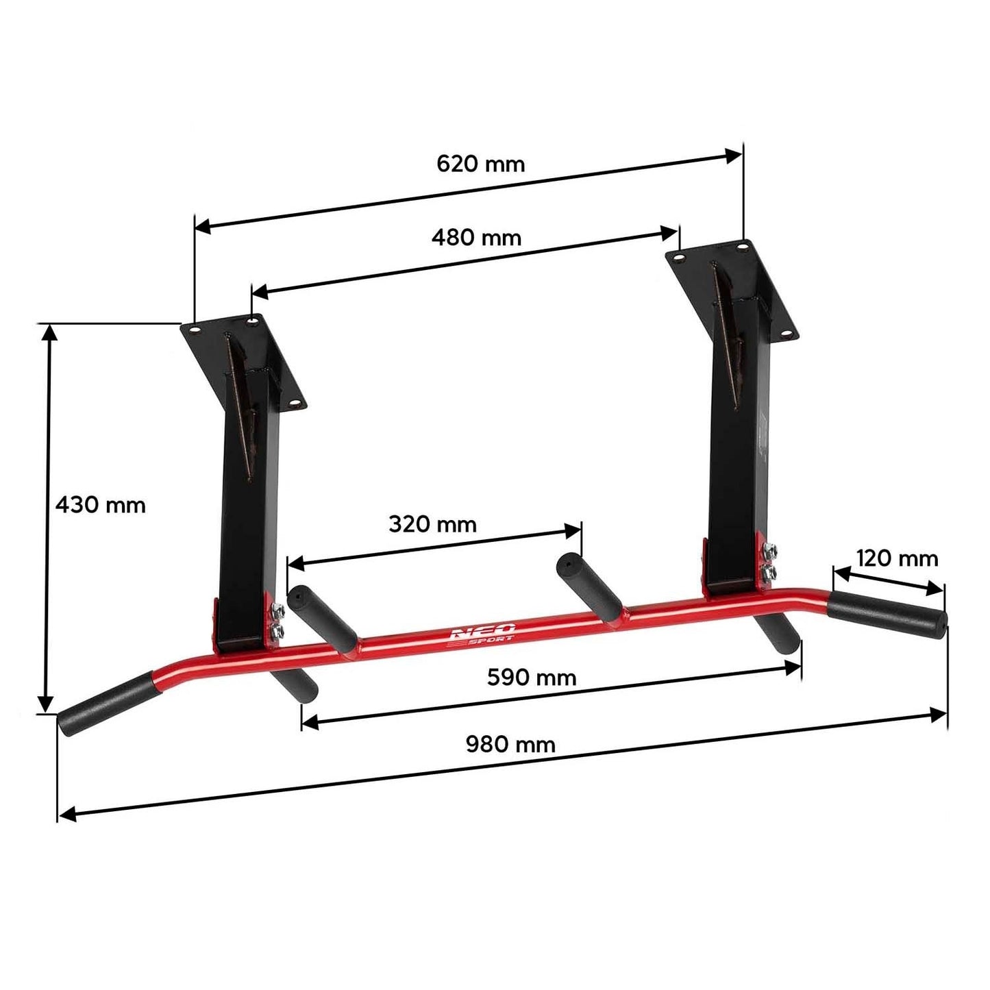 Ceiling pull-up bar NS-317