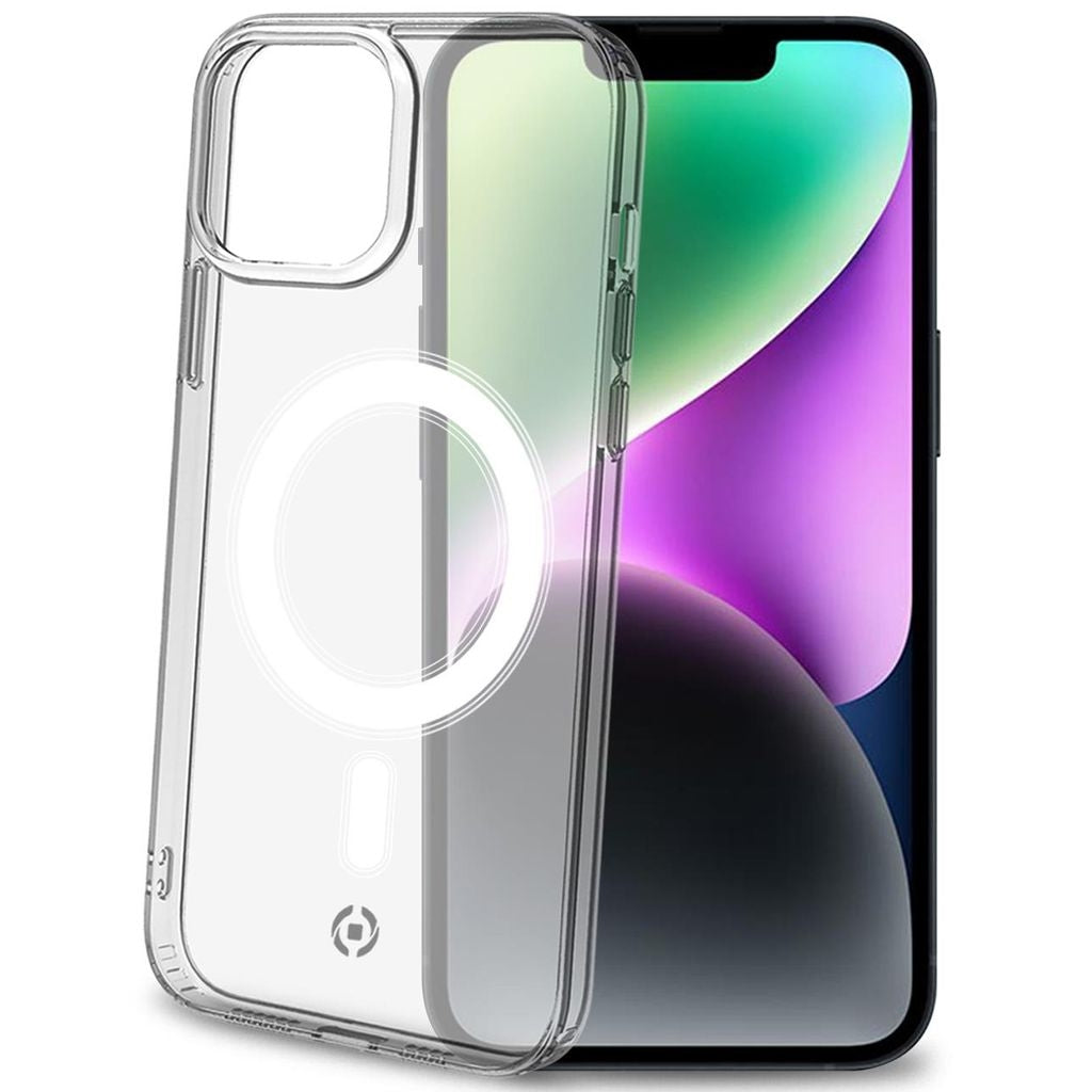 Celly Transparent iPhone 14 case with MagSafe