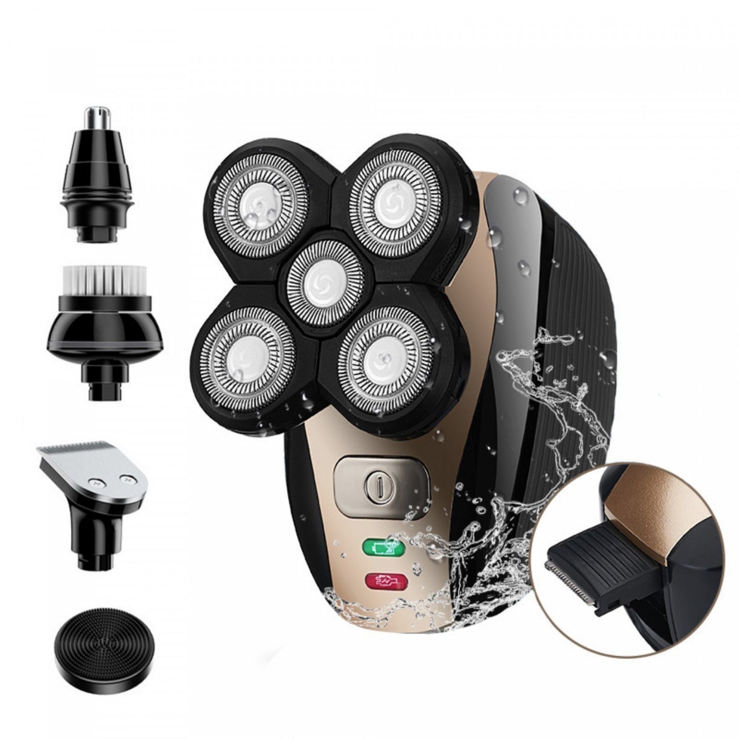 Cenocco Beauty 5 in 1 Precision Trimmer, Facial Cleaner, and Grooming Kit