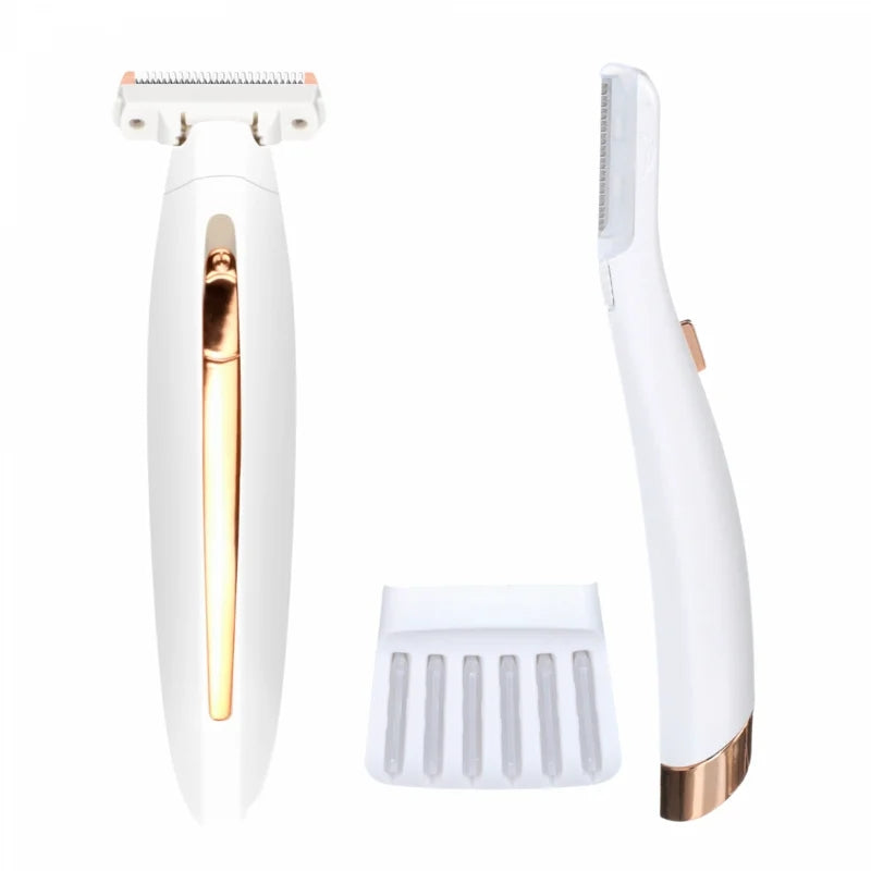 Cenocco Beauty SETCC9087/9086: 2 in 1Full Body Hair Remover + Facial Epilator with LED Combo Deal