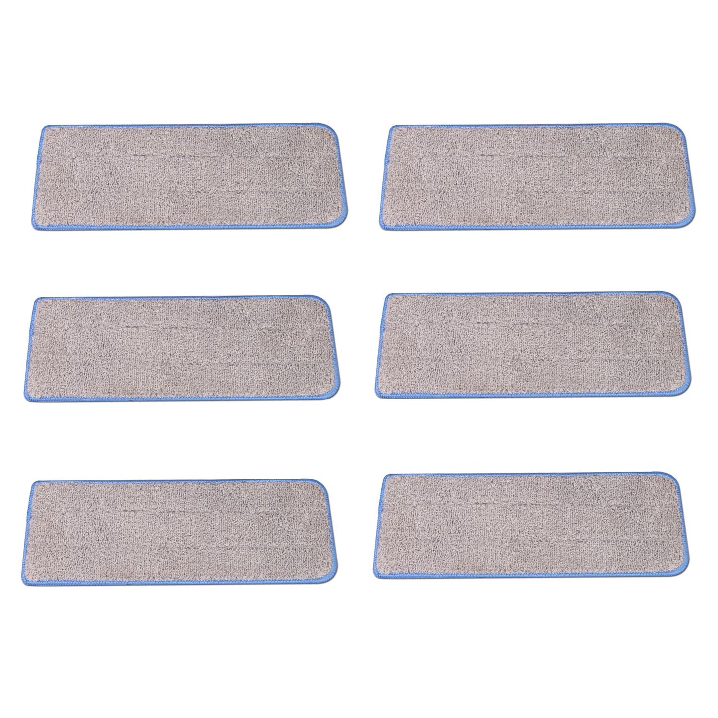 Cenocco CC-MOPM6: Set of 6 Washable Microfiber Mop Replacement Pads