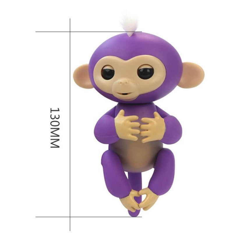 Cenocco Finger Toy Happy Monkey Blue
