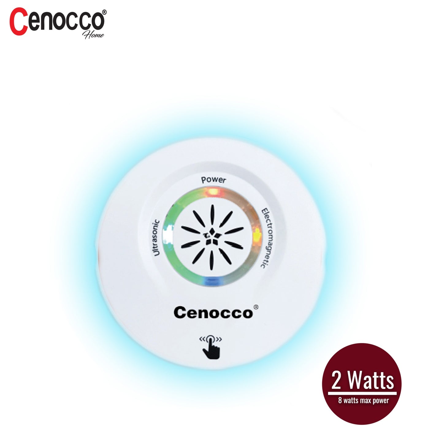 Cenocco Home 2 in 1 Advanced Ultrasound & Electromagnetic Pest Repeller