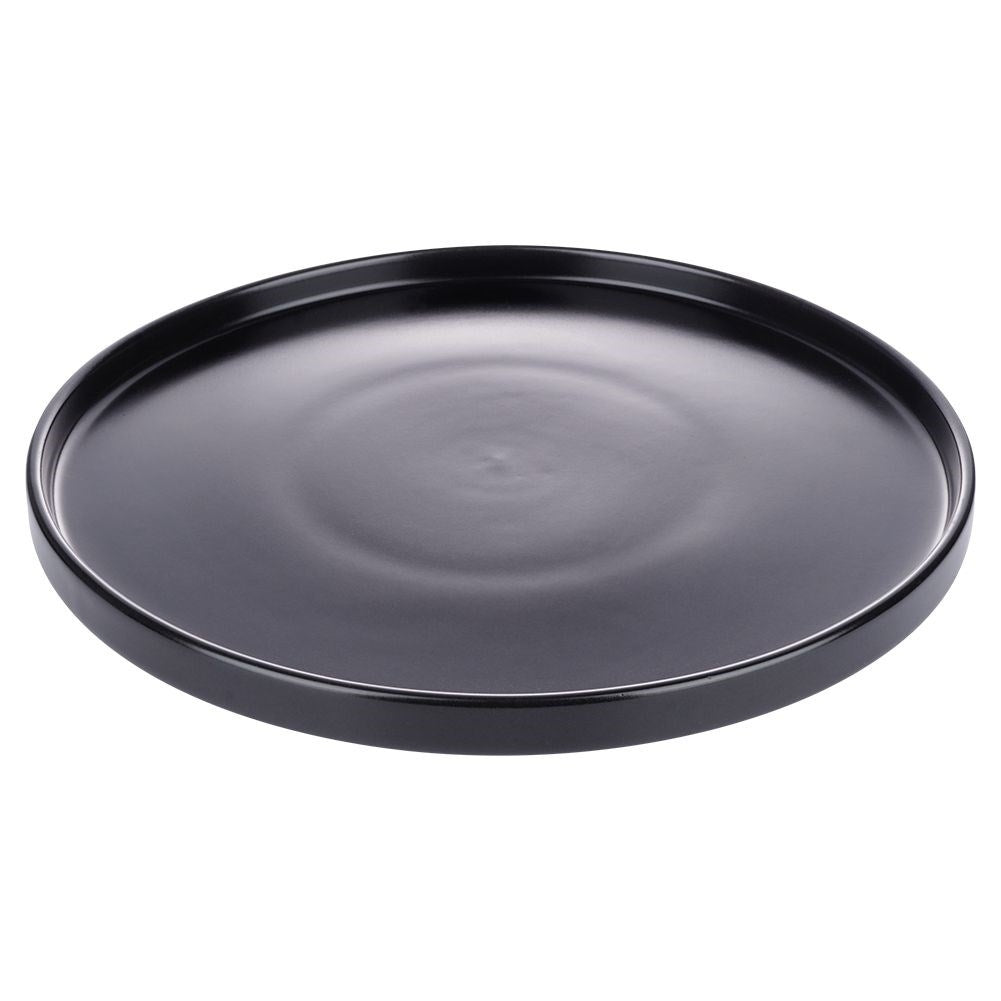 Ceramic 16-piece set for 4, matt black, dishwasher safe