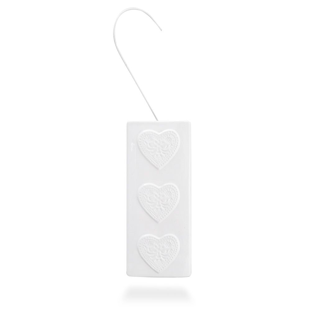 Ceramic Air Humidifier for Element with Heart Motif