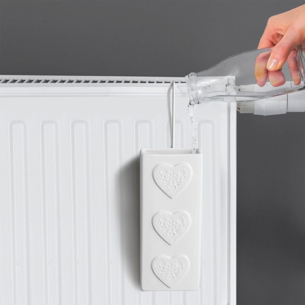 Ceramic Air Humidifier for Element with Heart Motif