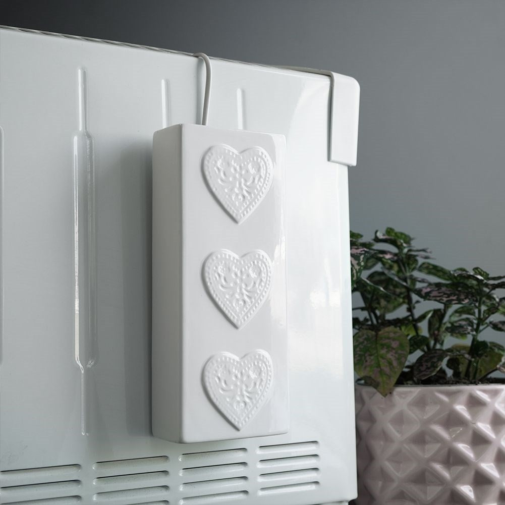 Ceramic Air Humidifier for Element with Heart Motif