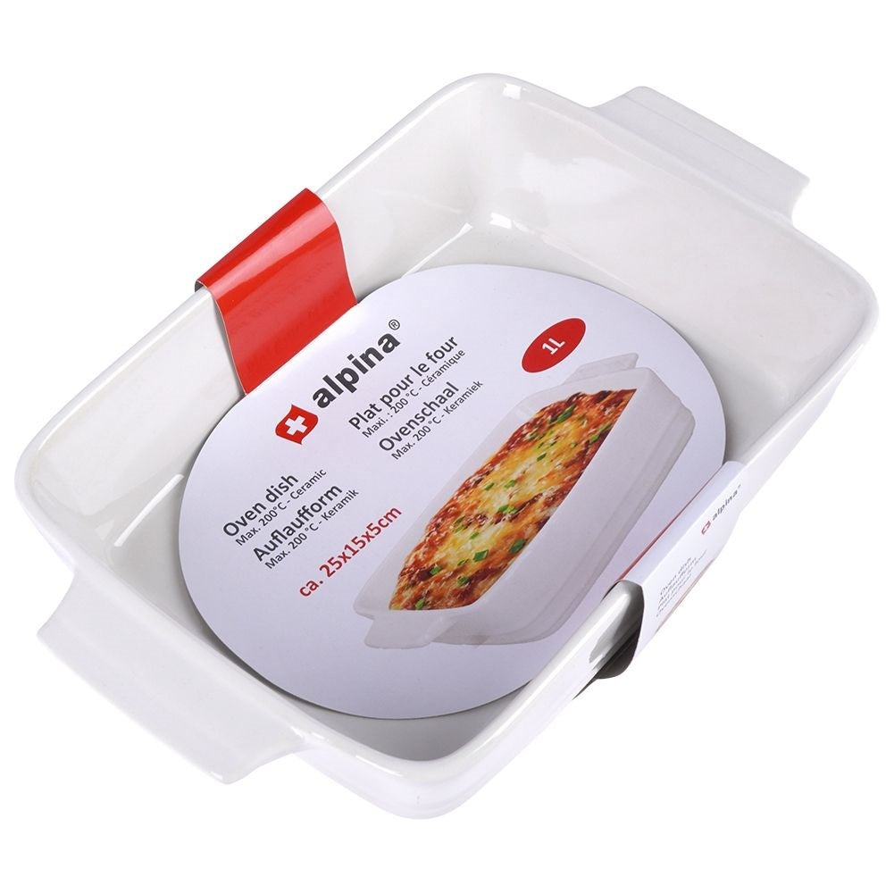 Ceramic Baking Dish: Lasagna, Vegetables & Gratins
