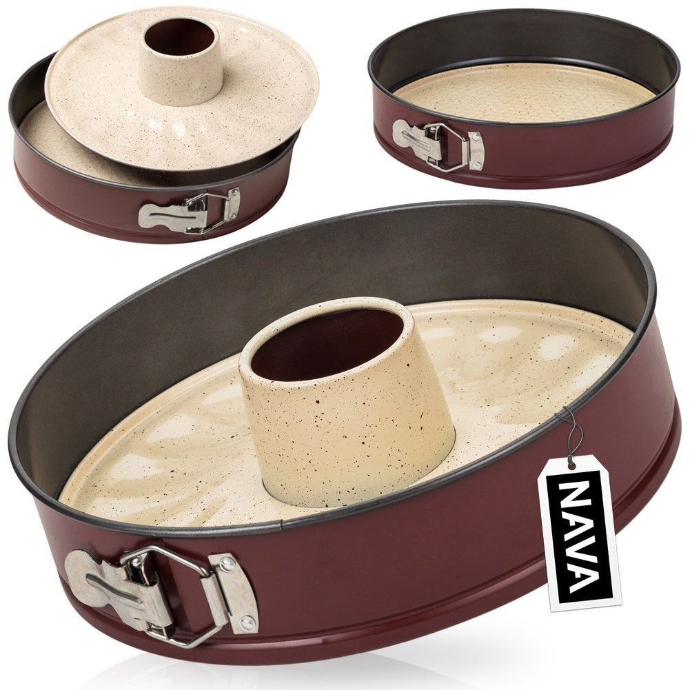 Ceramic Baking Pan: Two Bottoms for Cake and Cake Baking