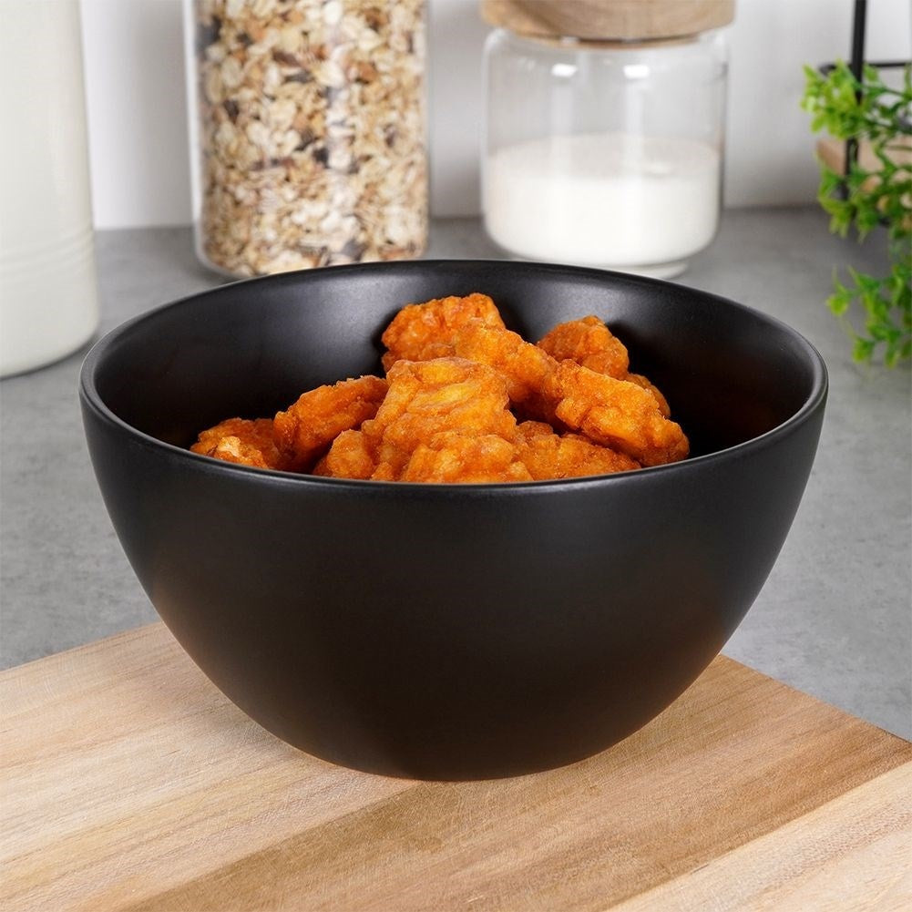 Ceramic Bowl 450 ml - Matt Black, Versatile Use