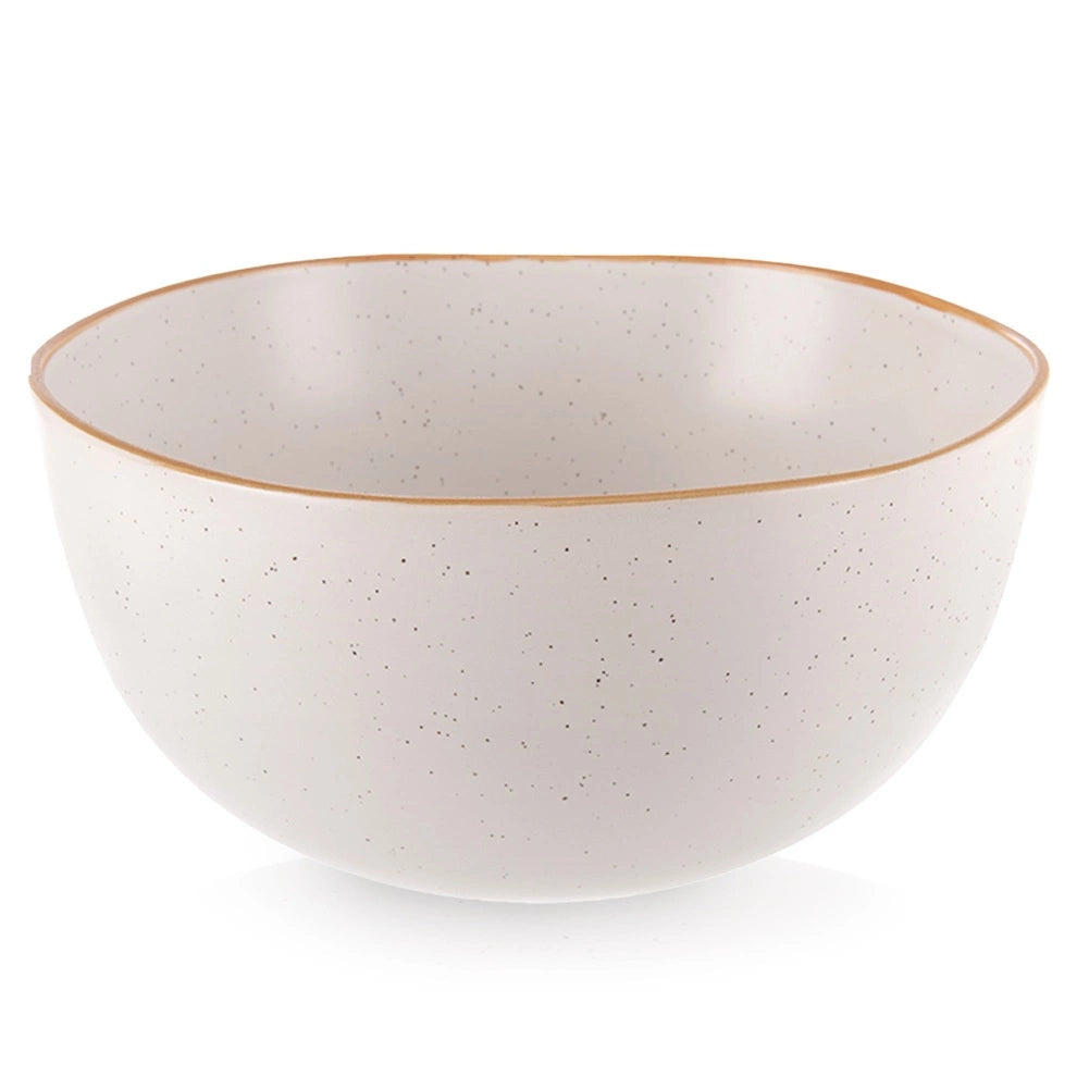 Ceramic Bowl, Beige, 18 cm, 1.2 L Capacity
