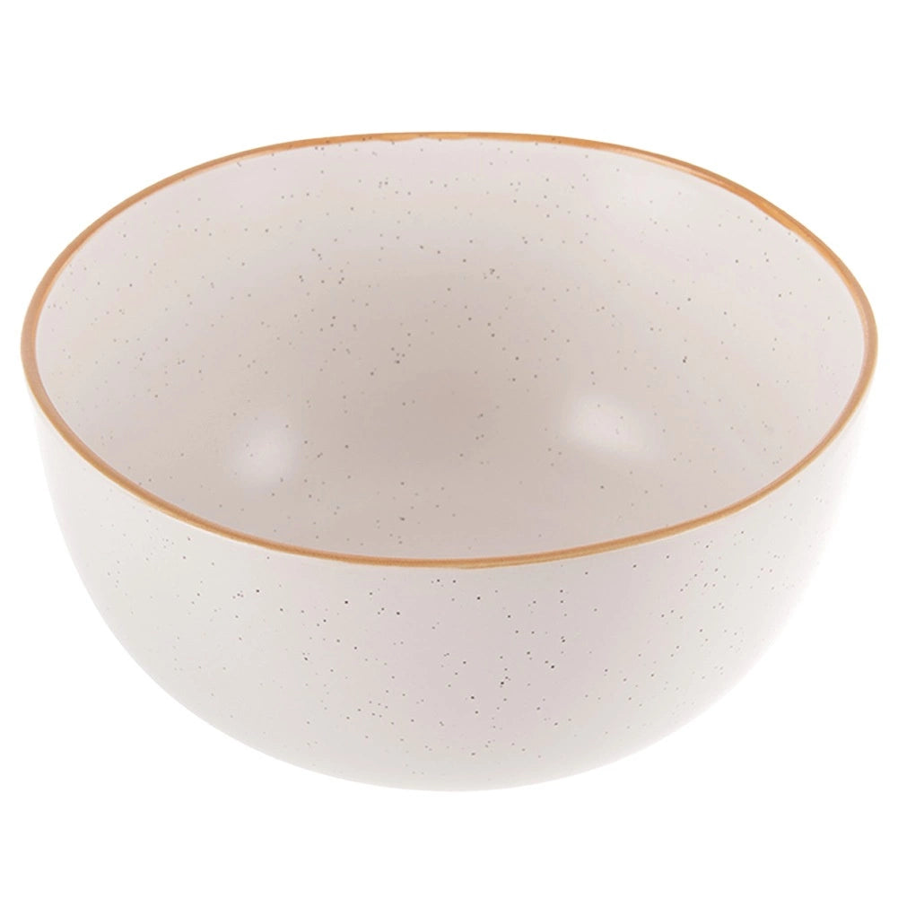 Ceramic Bowl, Beige, 18 cm, 1.2 L Capacity